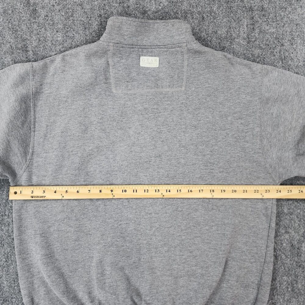 Ohio State Buckeyes Sweatshirt Adult Medium Gray 1/4 Zip Retro Gear For Sports - Picture 7 of 16